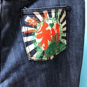 Pepe Jeans Blue Denim with Graphic Design